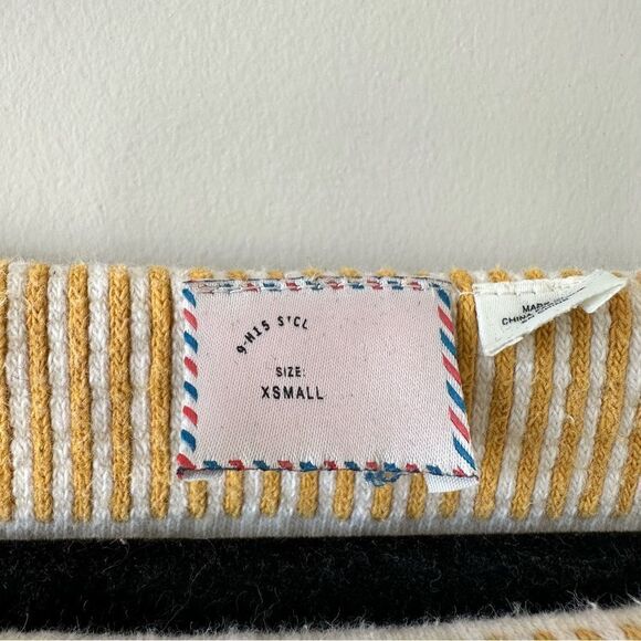 Anthropologie-Postmark Boat Neck 3/4 Sleeve Striped Top - Picture 10 of 10